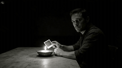 Finished black-and-white emotional short follows the couple through the midnight fire scene.