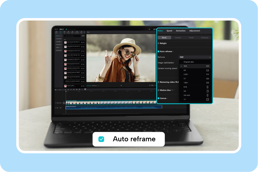 Quick and Hassle-Free Video Reframing