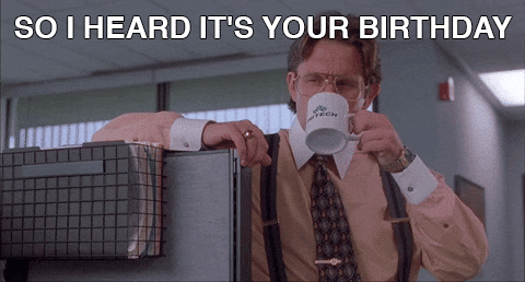 Image showing a happy birthday meme for your boss