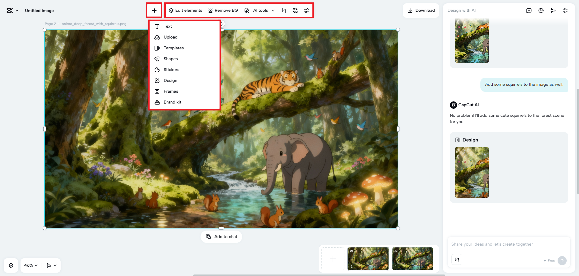 Färdigställ din design