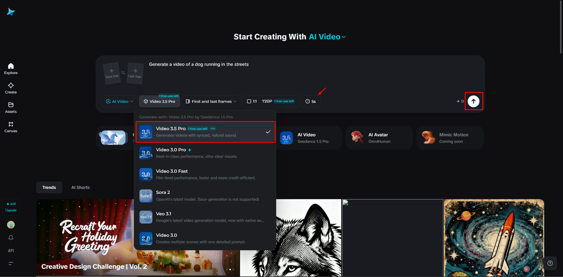 Generate your dog video