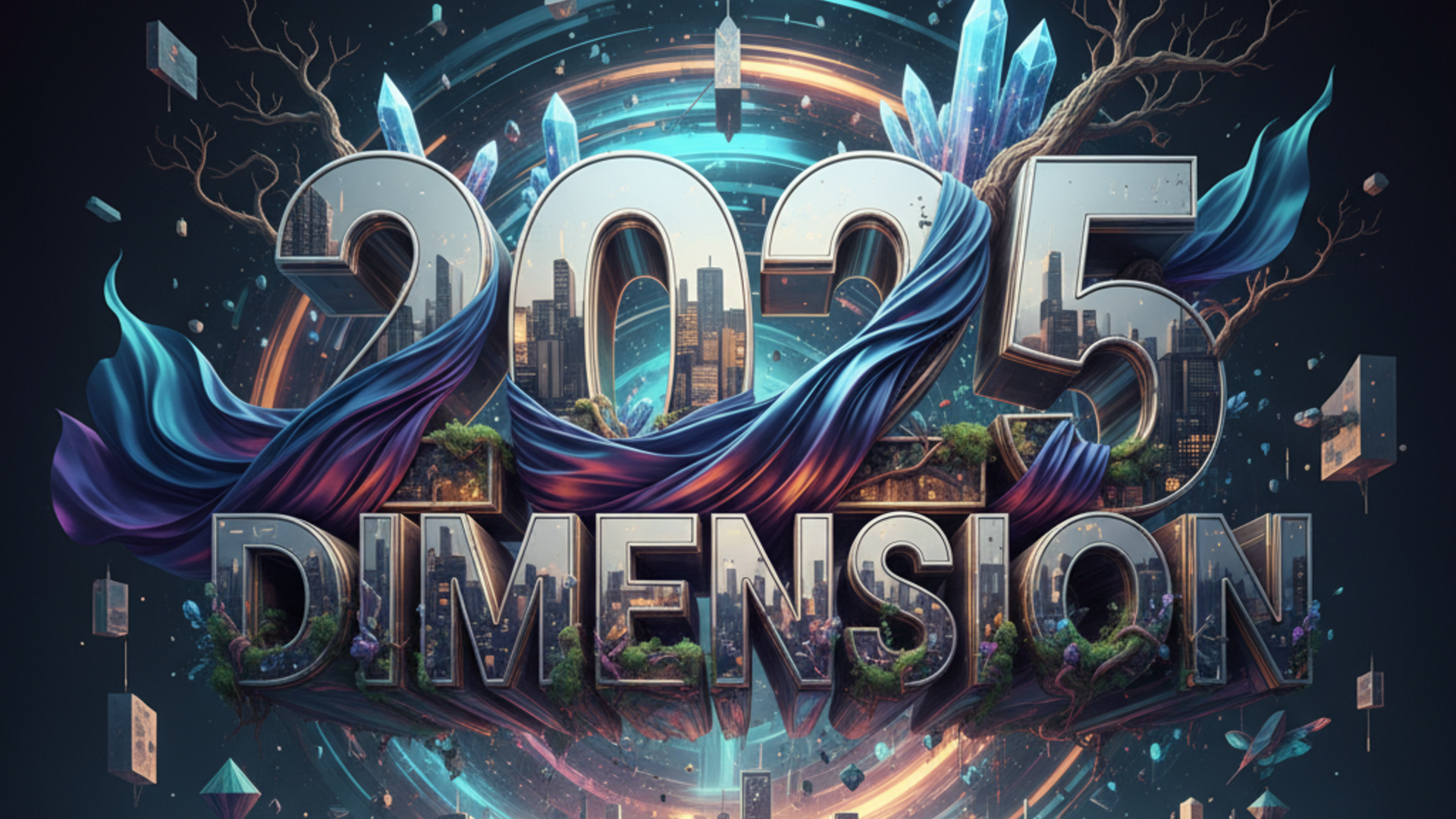 Use of 3D in typography-based poster designs