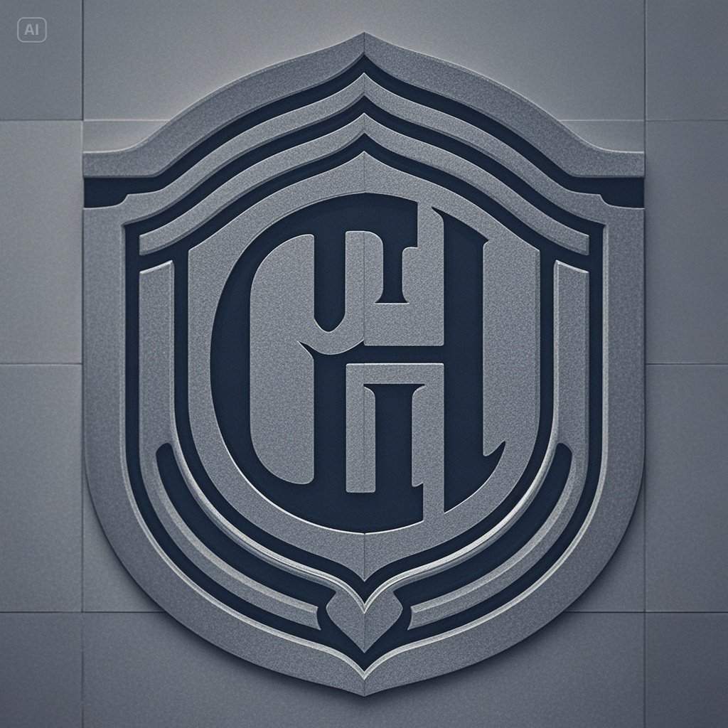 GH monogram logo design