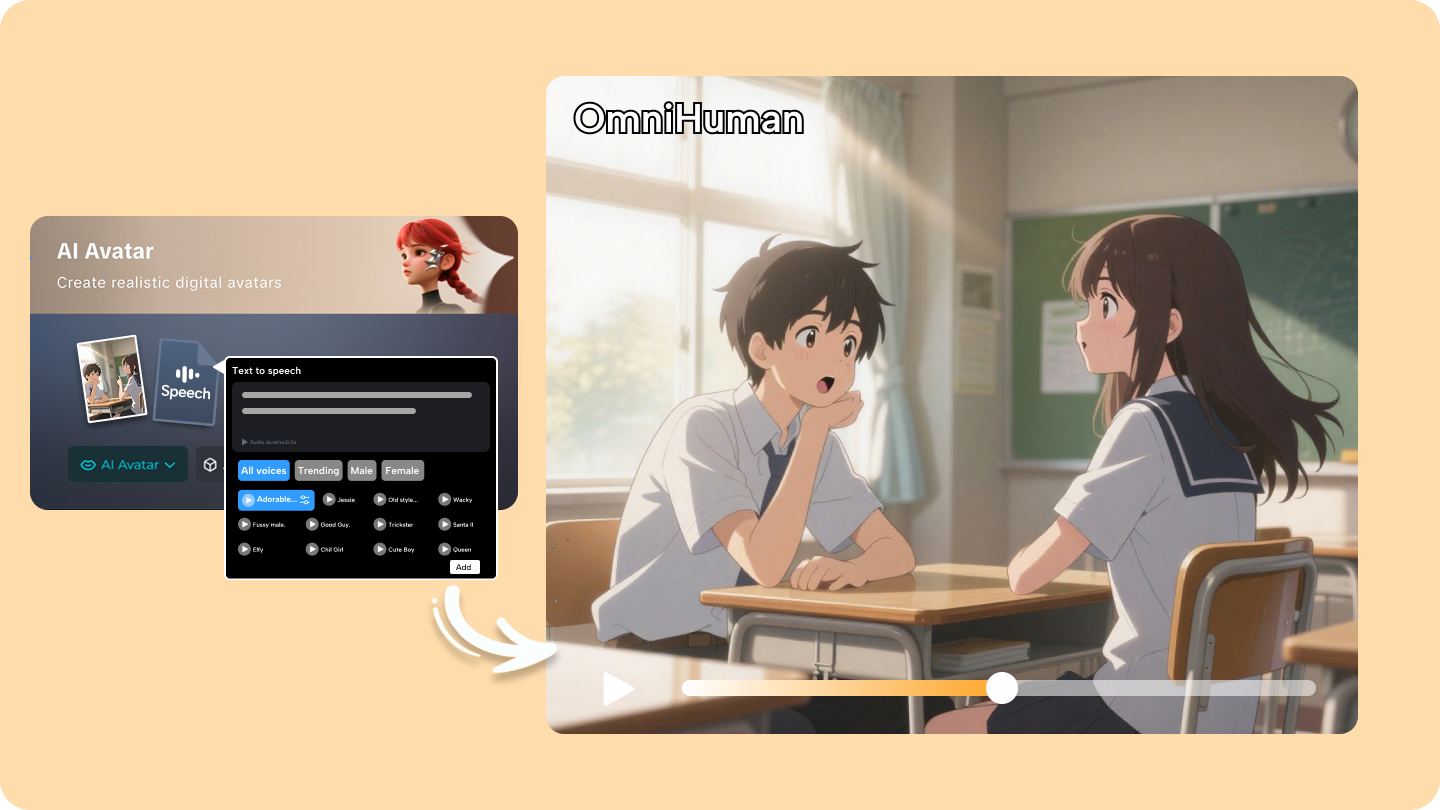 characters talking