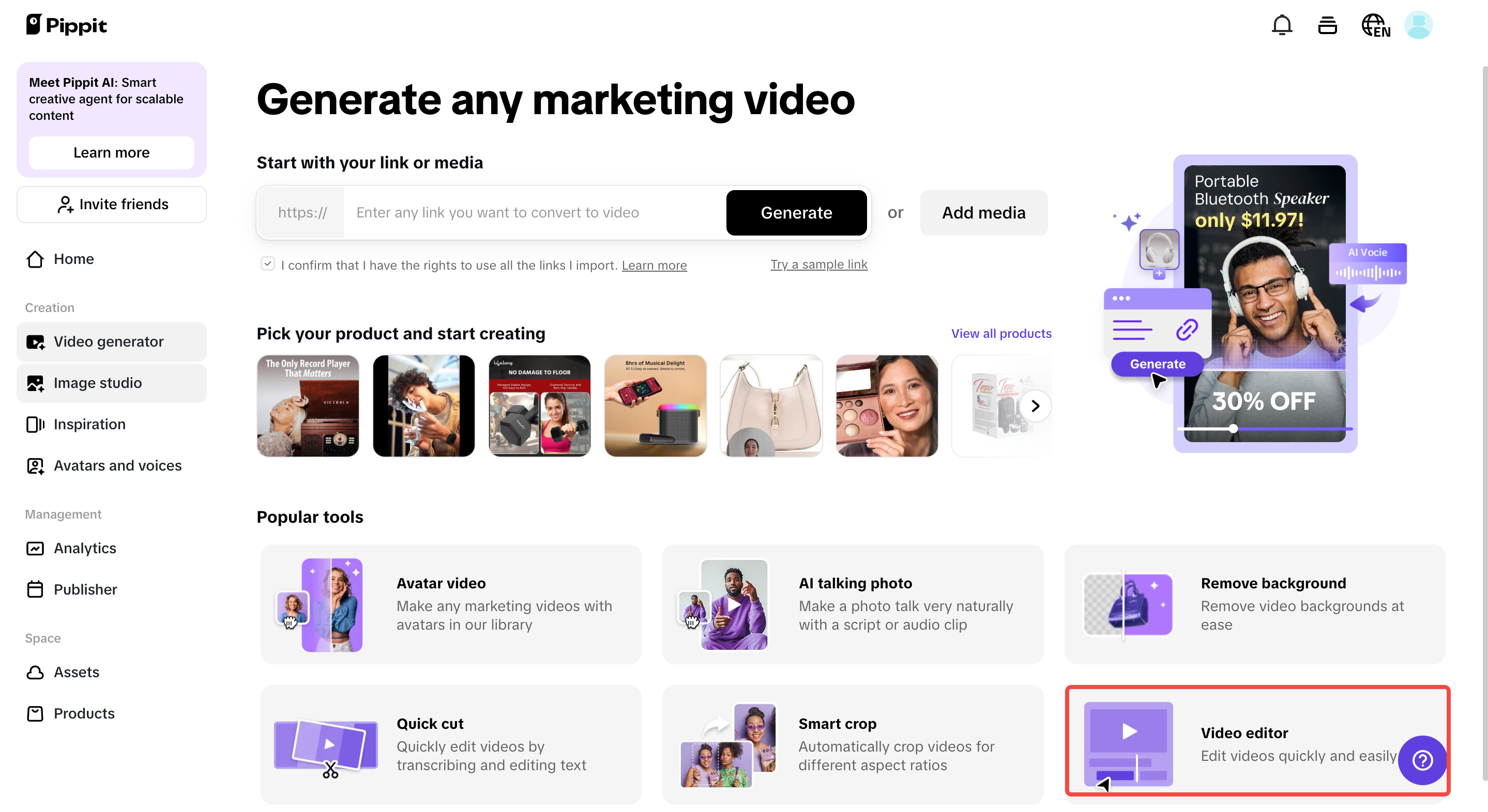 Access video editor