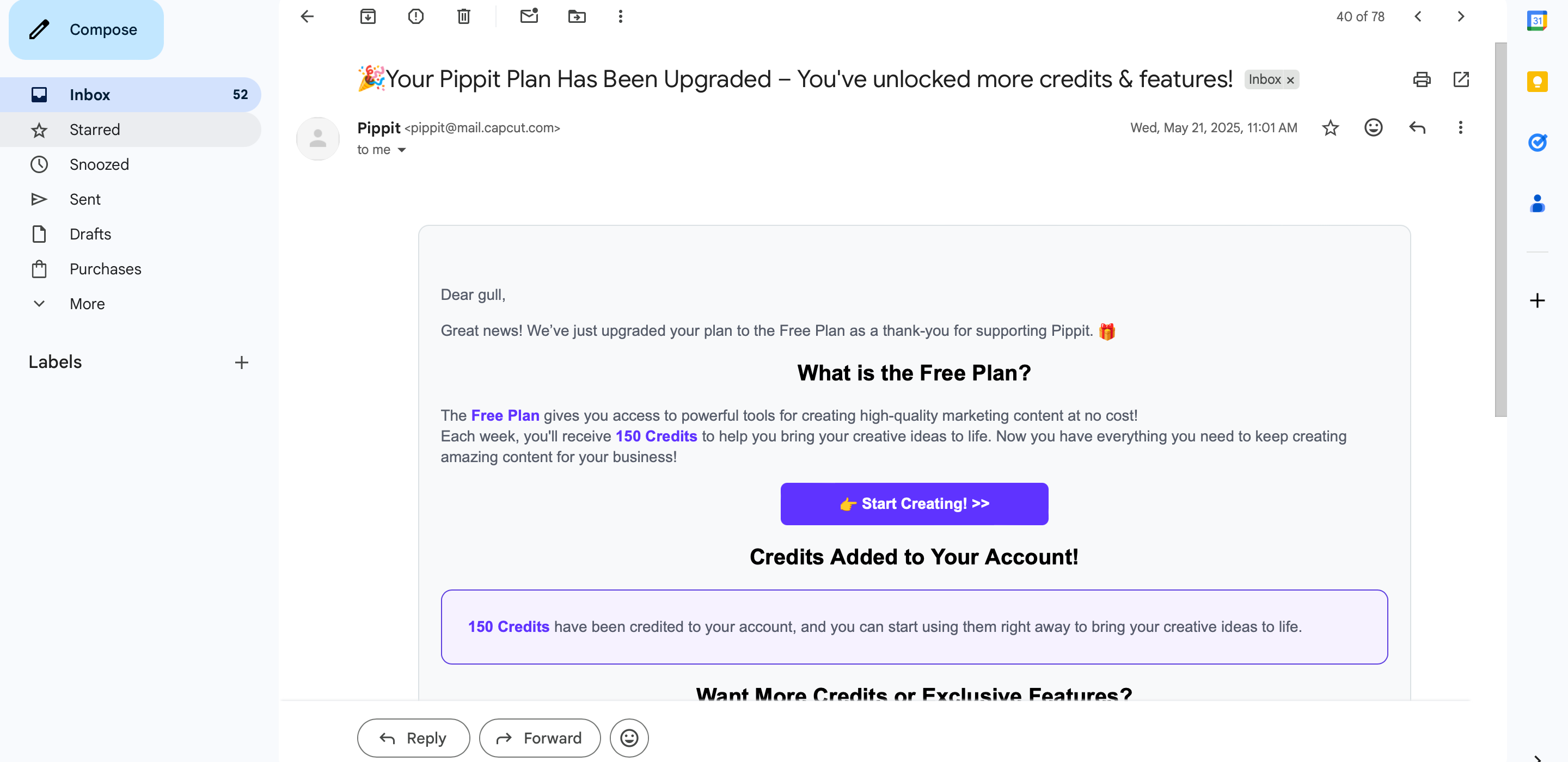 Ipaalam ang libreng plano