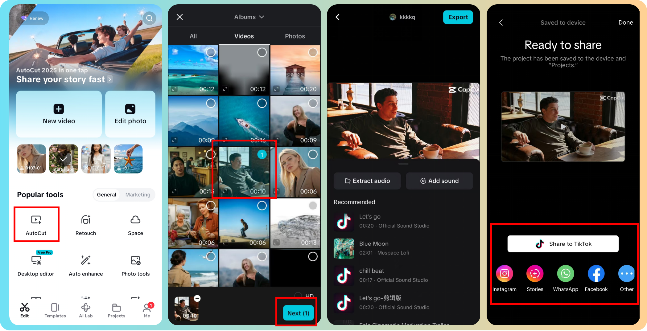 Edit Videos Automatically with CapCut AutoCut