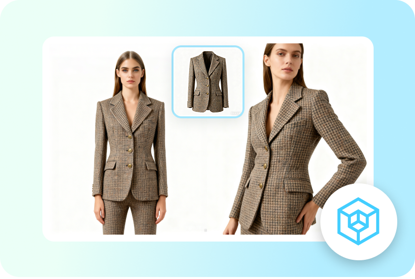  Detailed 3D outfit view