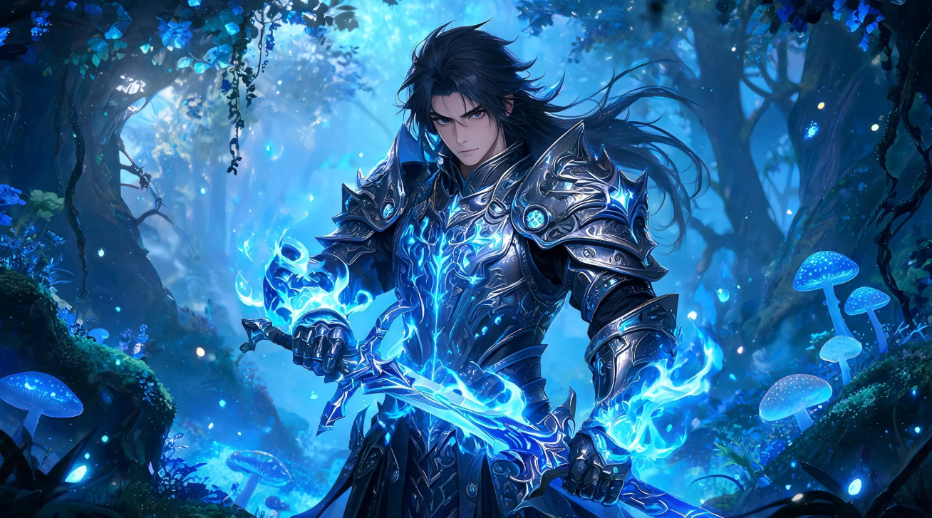 AI anime and fantasy artwork image
