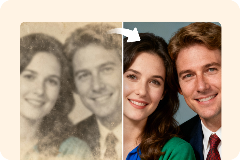 Vintage photo repair