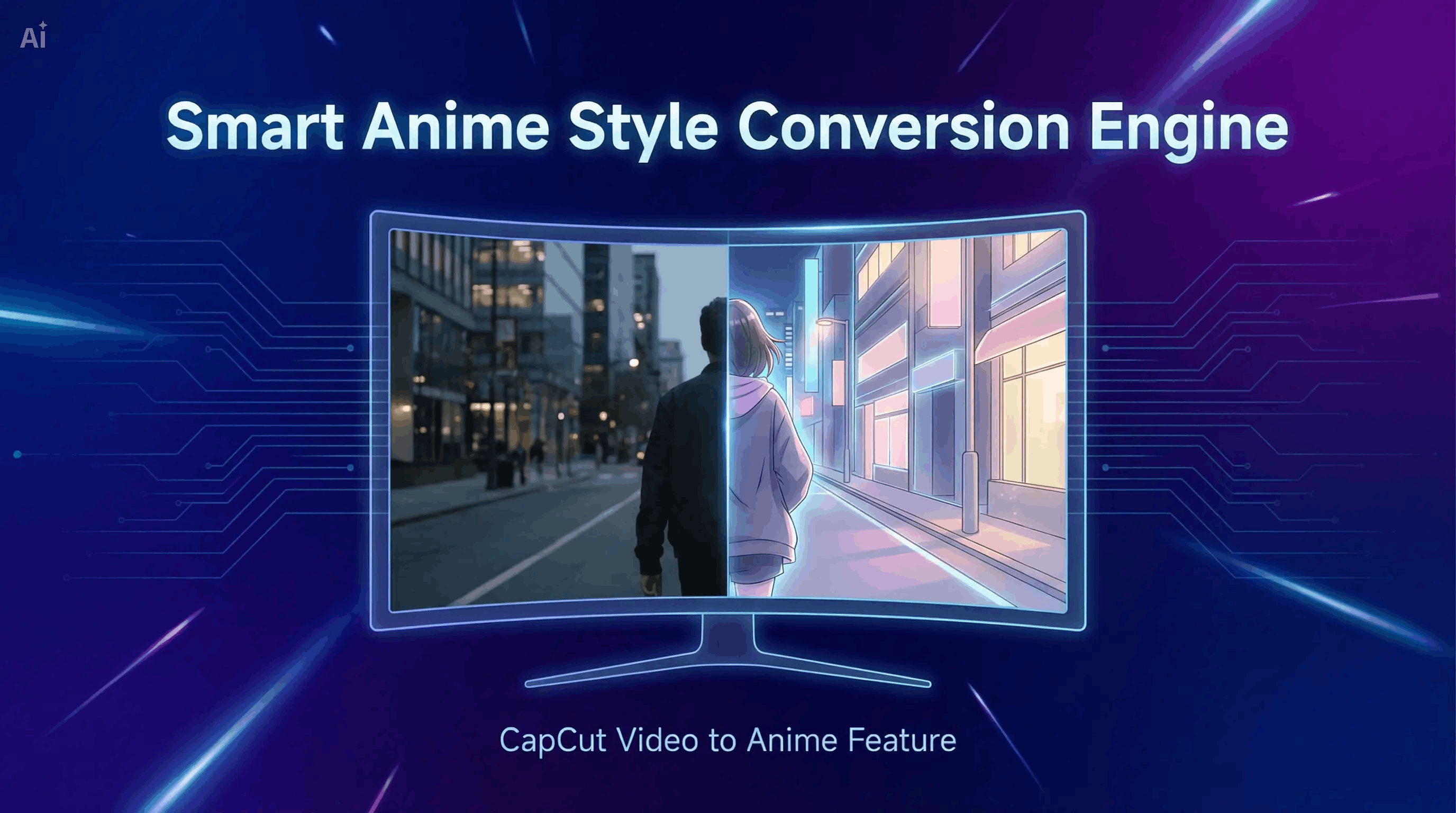 Moteur de conversion de style anime intelligent