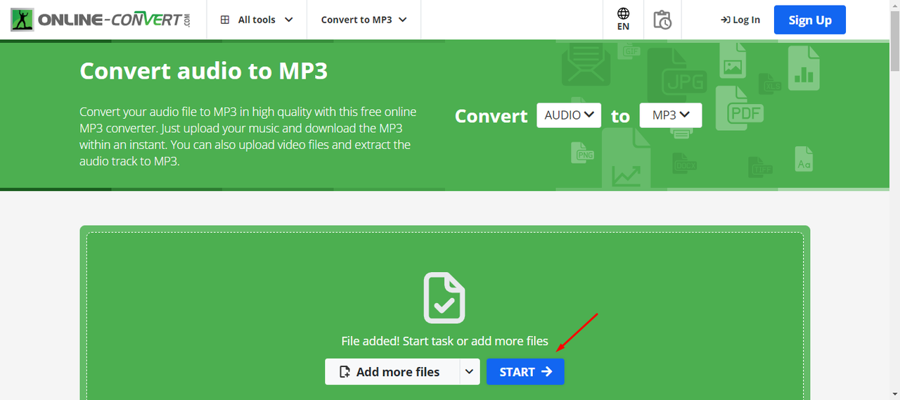 Convert CDA to MP3 Online with Online-Converta