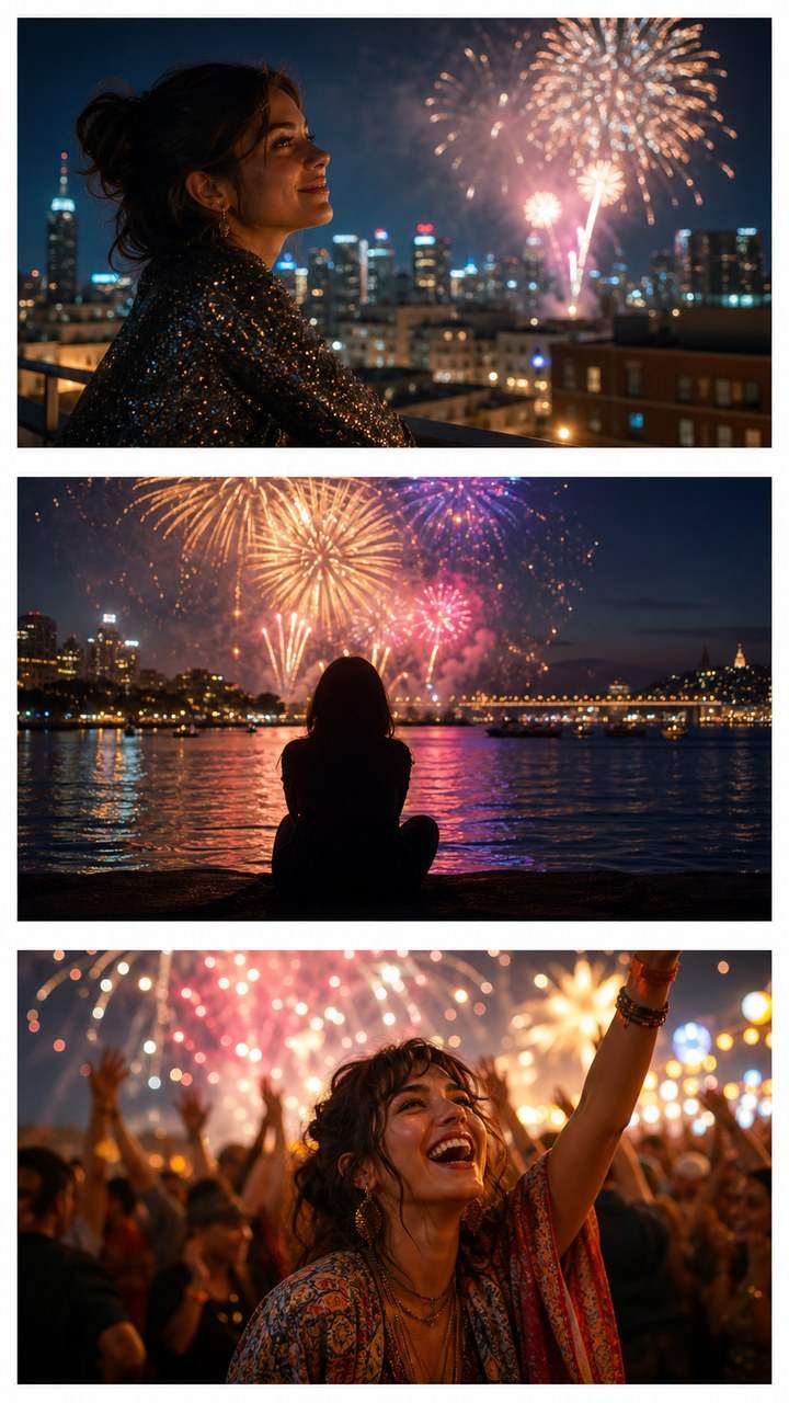 rita watching fireworks video mobile hero