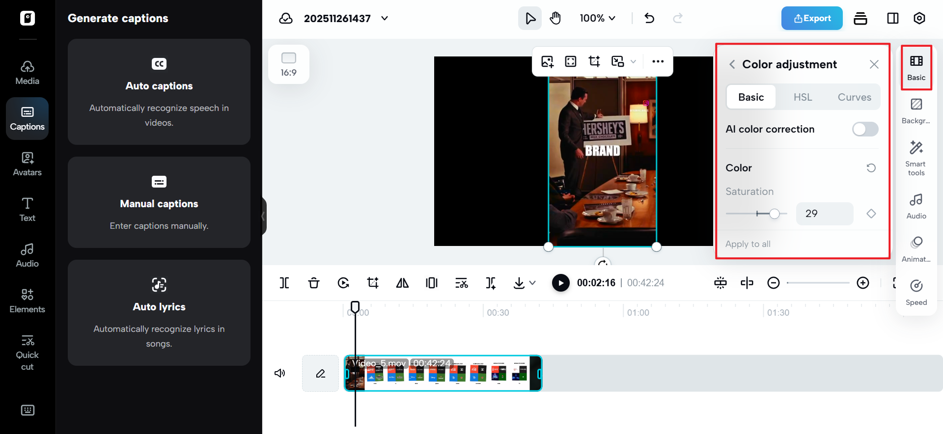 Enhance the quality of your video