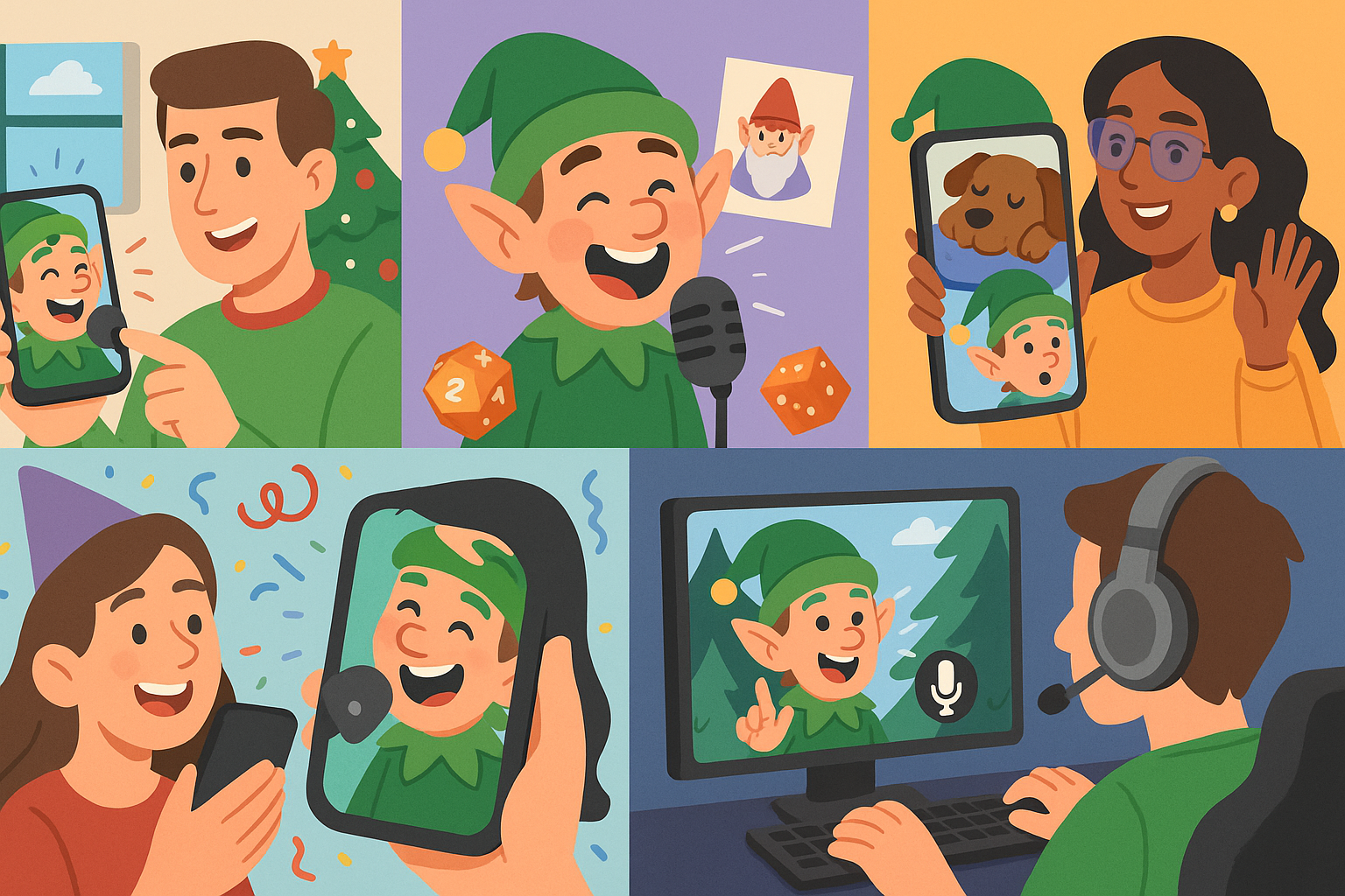 Fun everyday ideas using elf voice changer effects