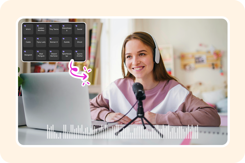 Effortless voice transformation in clicks