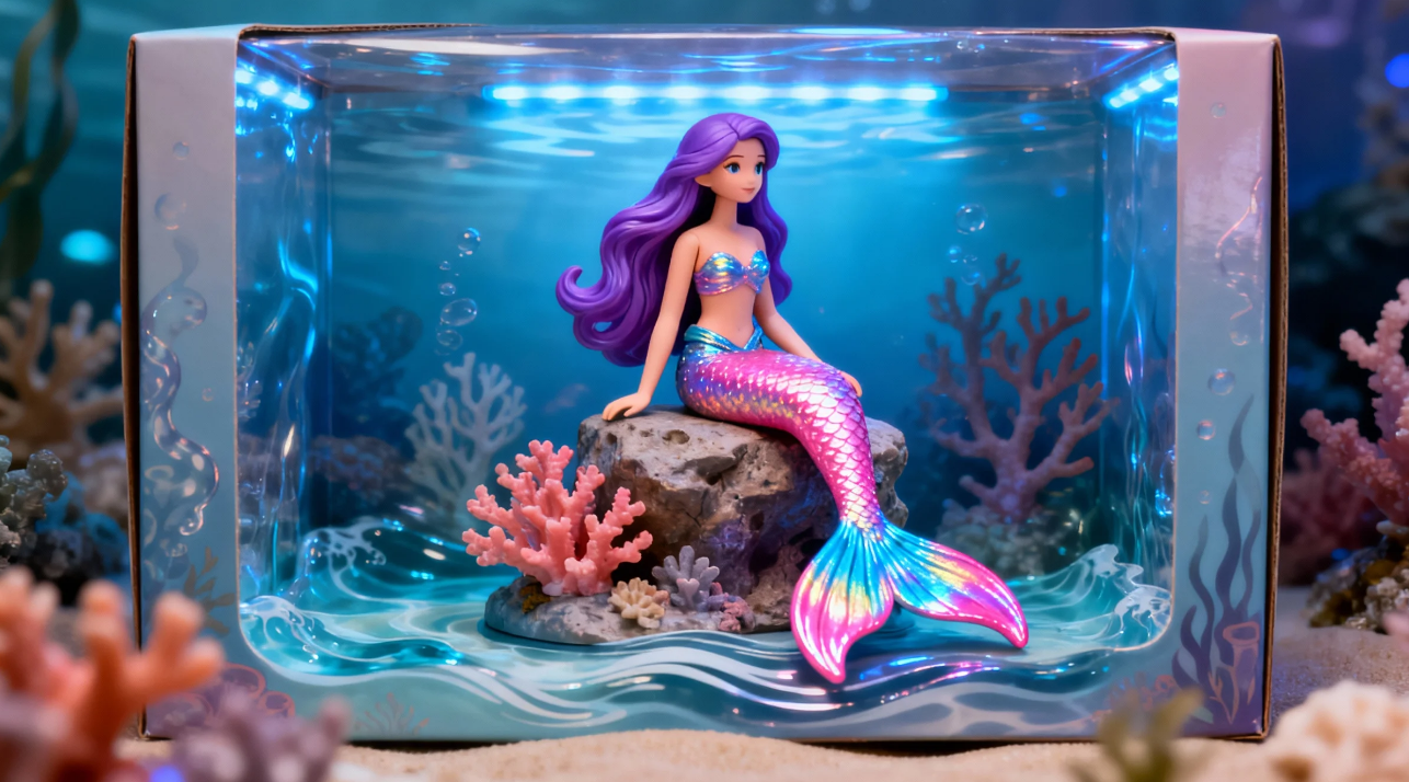 Fantasy and sci-fi creatures as toys