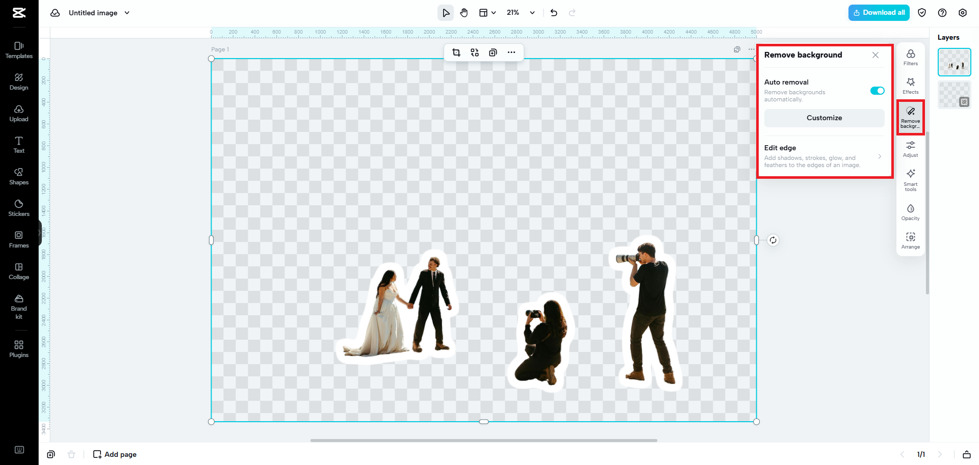Customize the way your subjects look