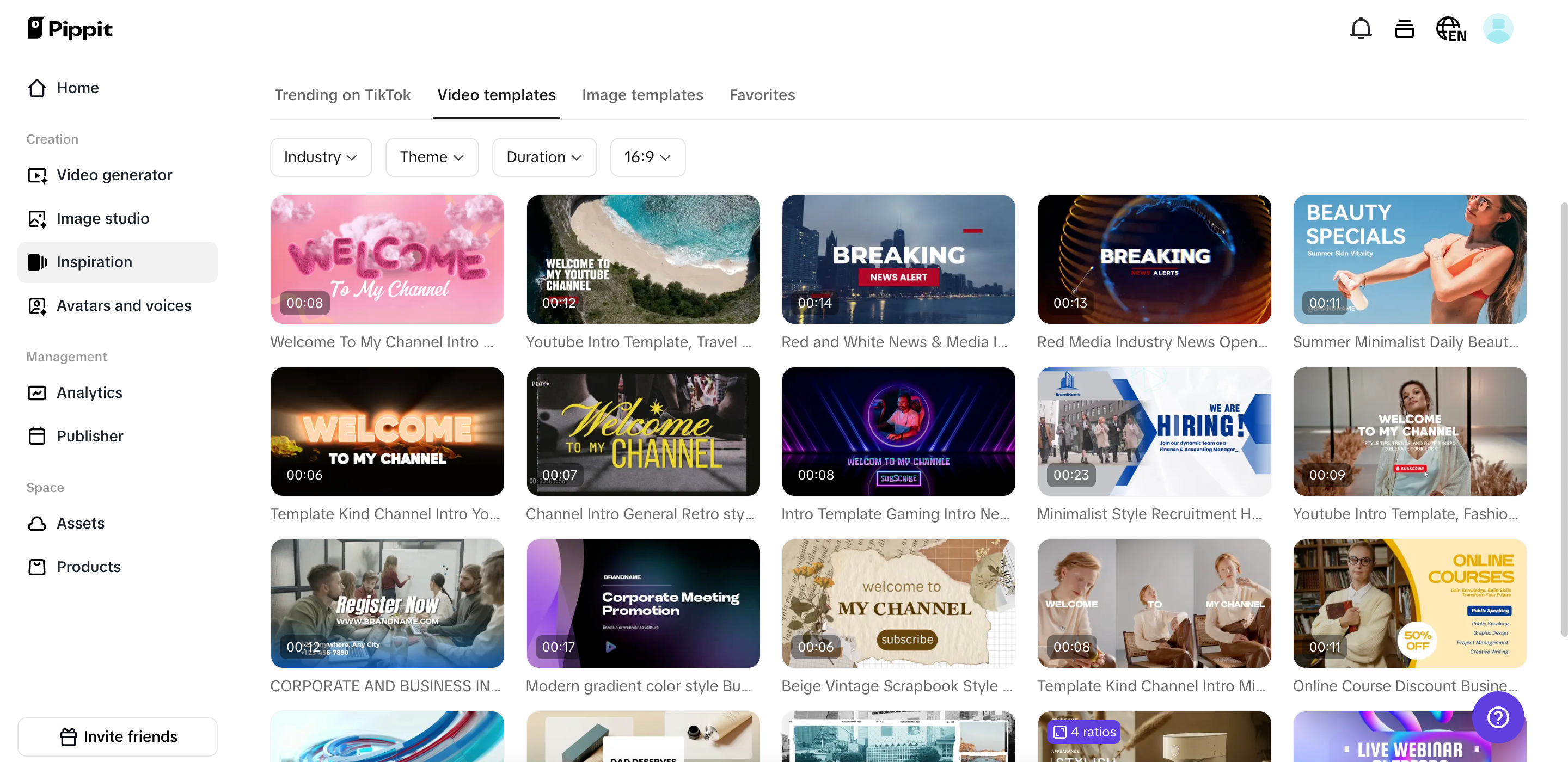 Customizable templates