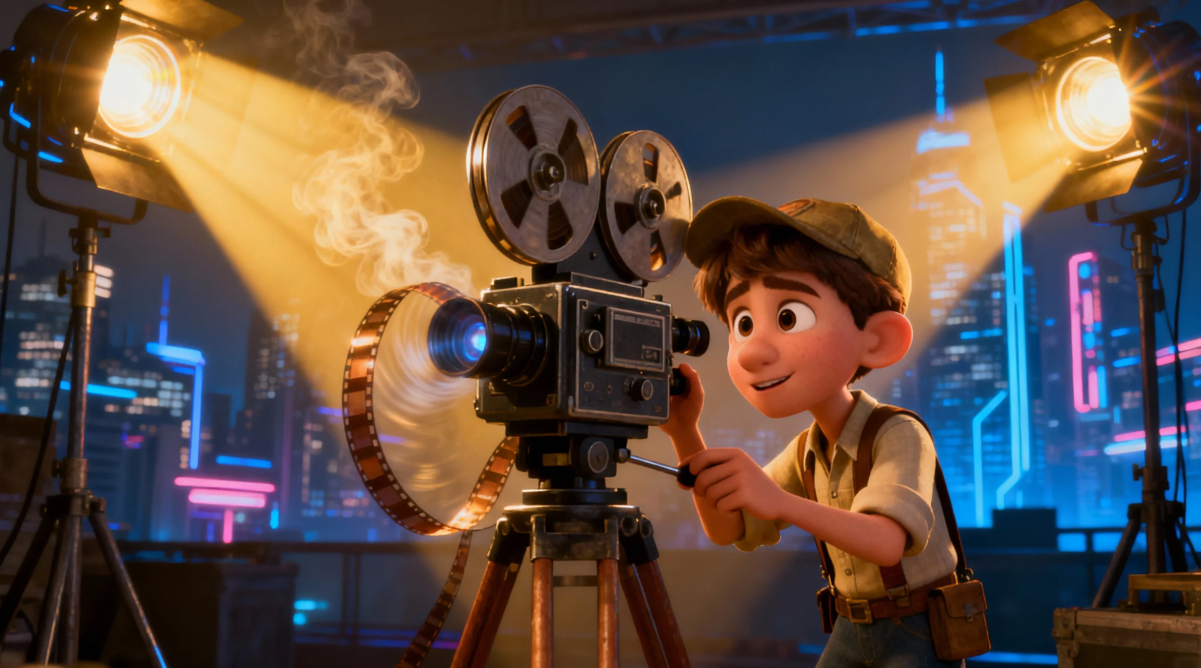 Visual 3D untuk animasi &amp; film