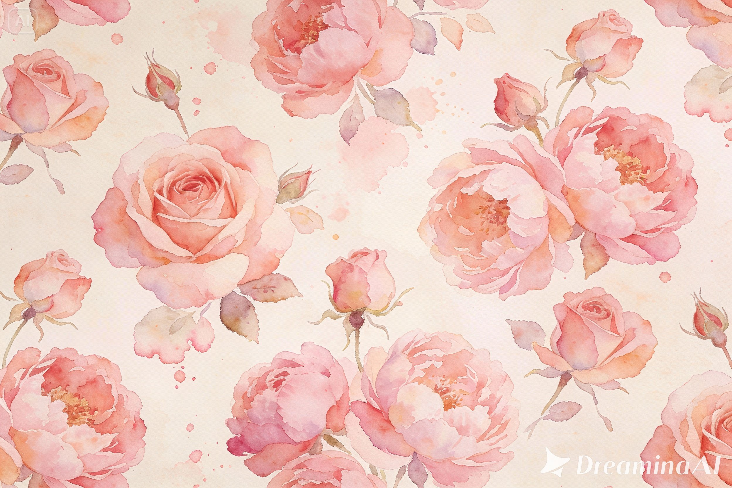 Watercolor florals