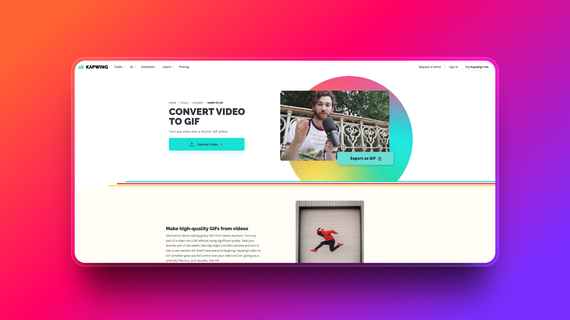 Video to GIF by Kapwing
