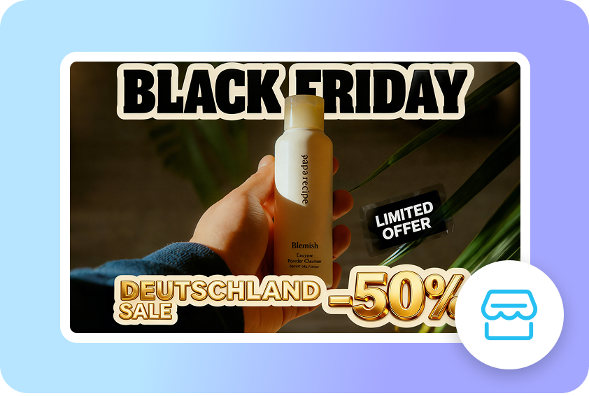 Videos guiding customers to online stores