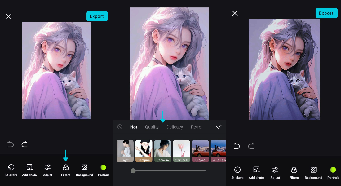 adding filters