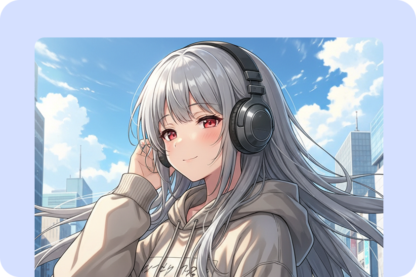 The modern anime AI girl protagonist