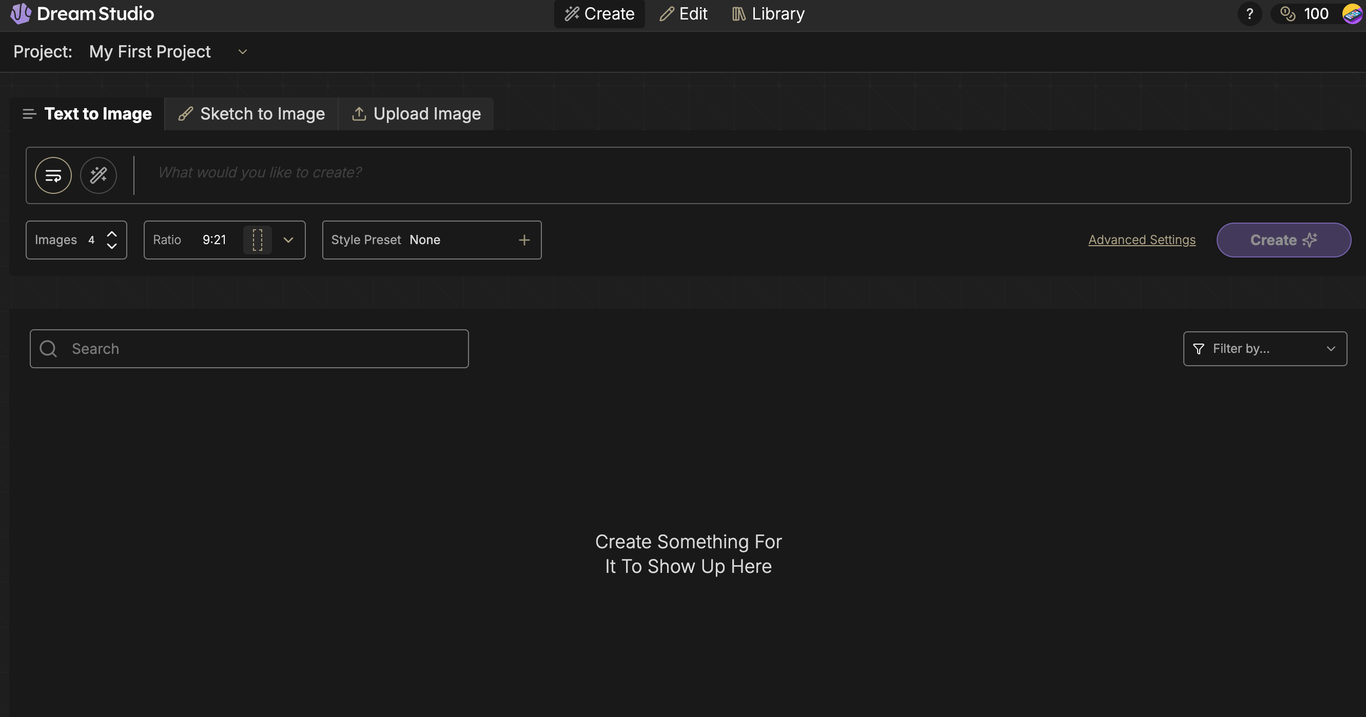 DreamStudio: Text to Image