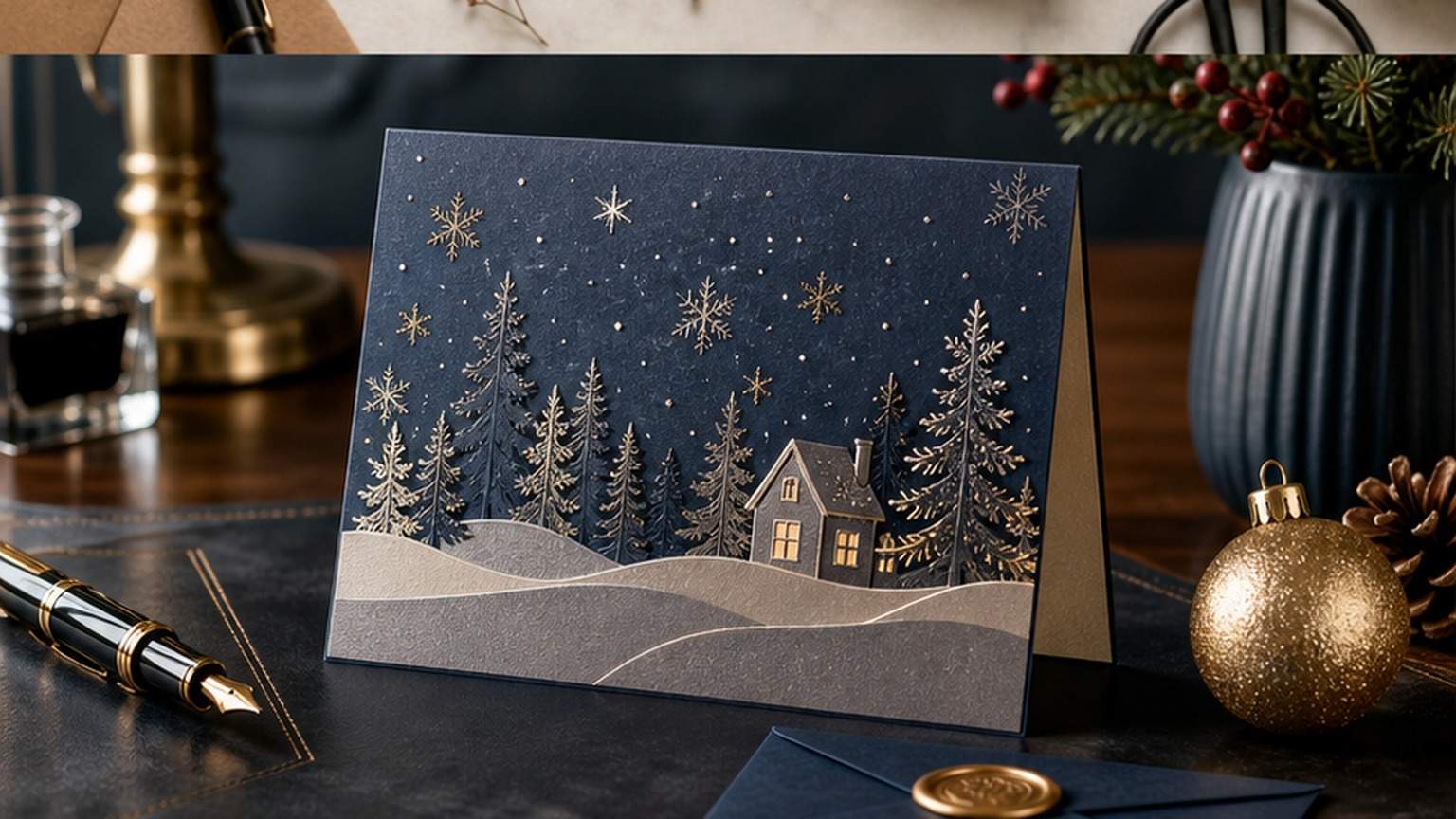 Natural studio portrait of a fictional adult AI Greeting Card Maker