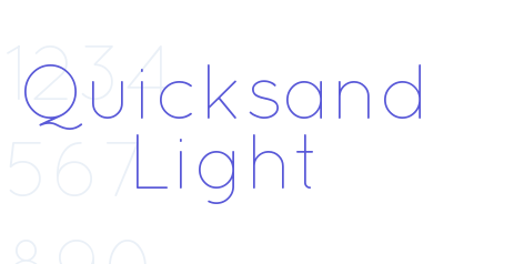 Quicksand Light Font