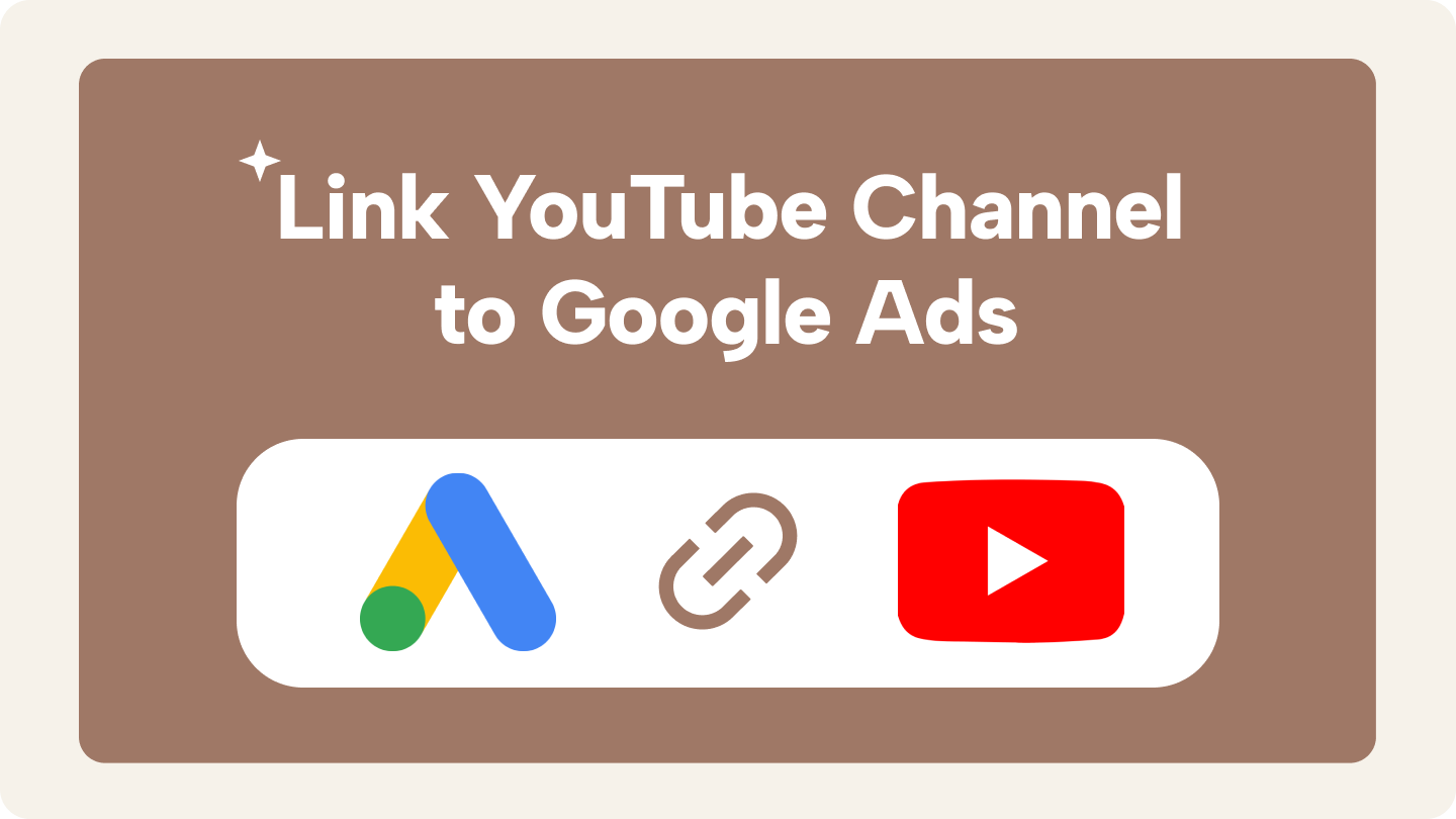 link youtube channel to google ads