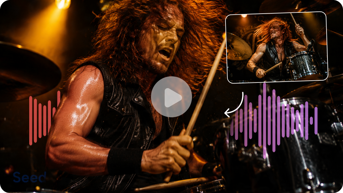 Generate perfectly matched AI audio for every clip