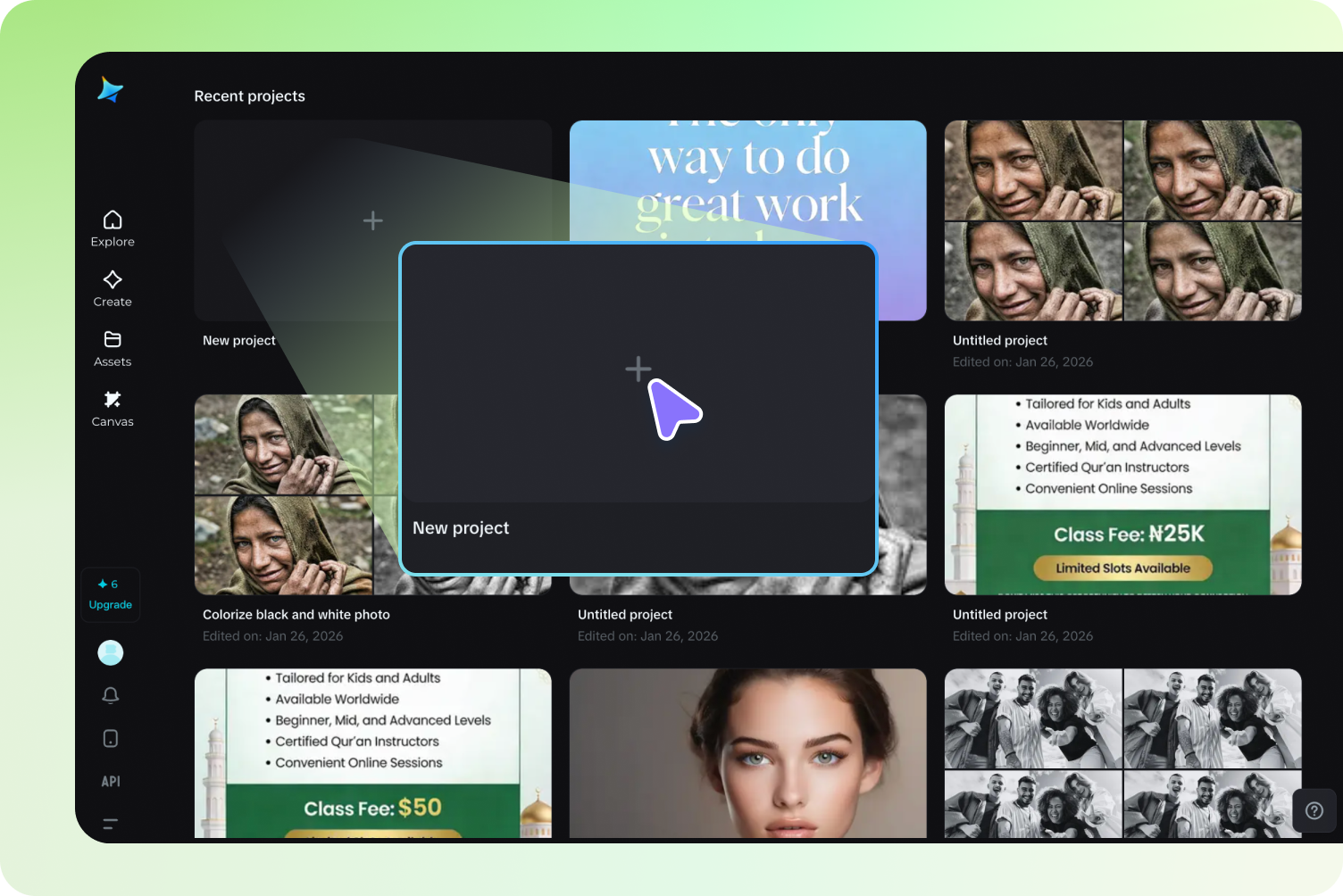 Upload an image for the AI smile filter online