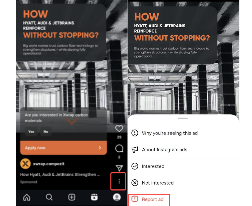 Report ads