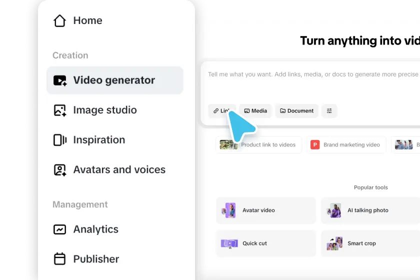 start with prompts and media