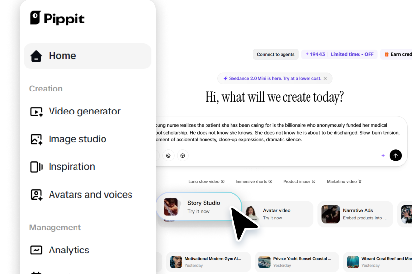 Step 1: Open the Story Studio