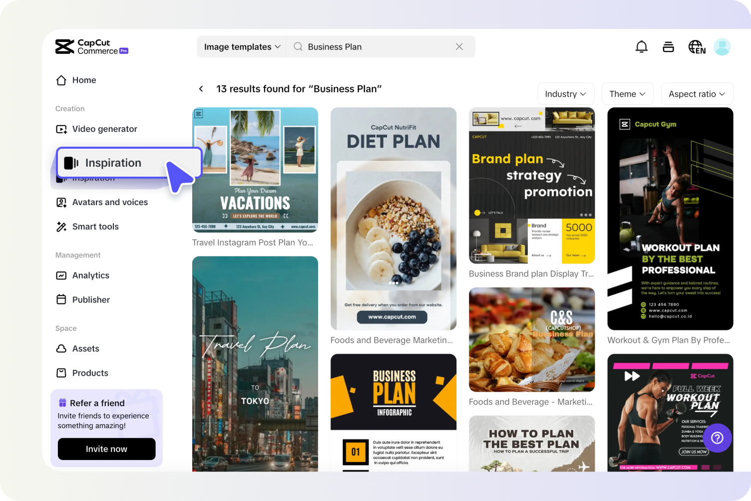 Open inspiration