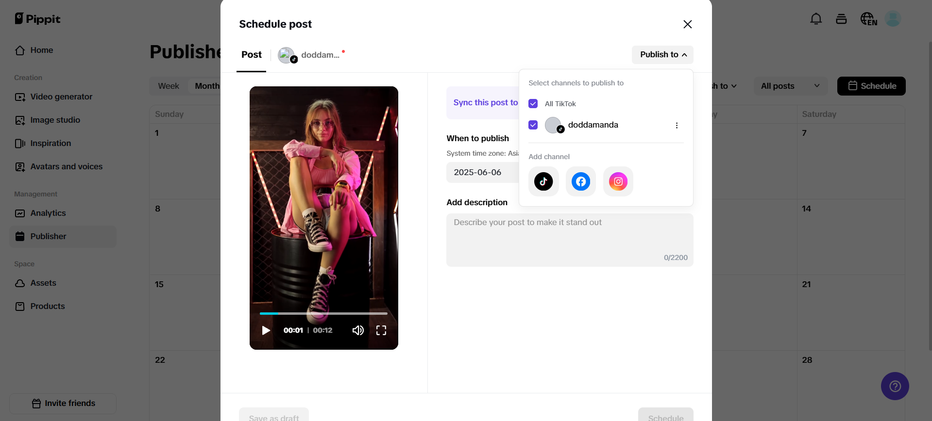 Smart scheduling and publishing