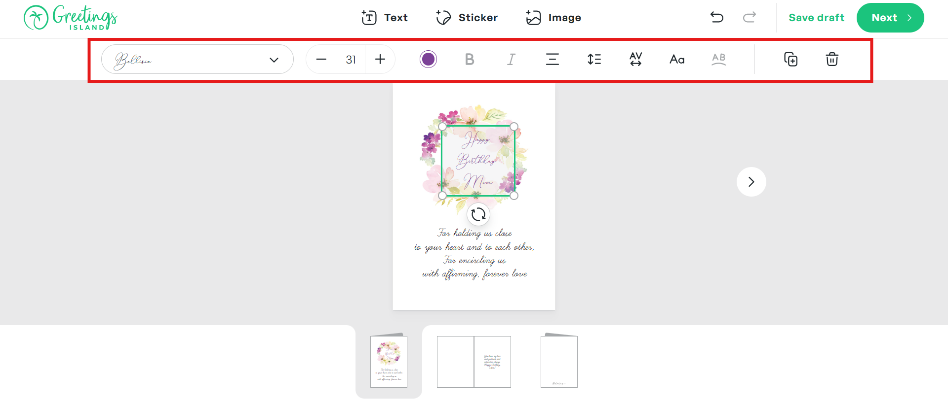 Customize the template