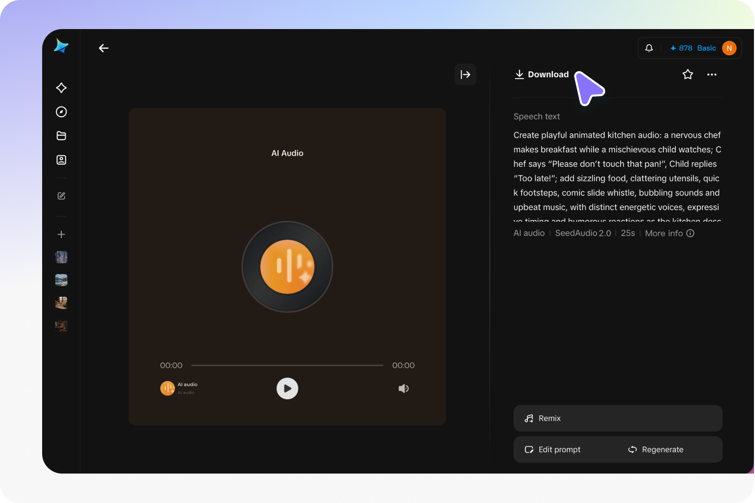 Review, refine, and download