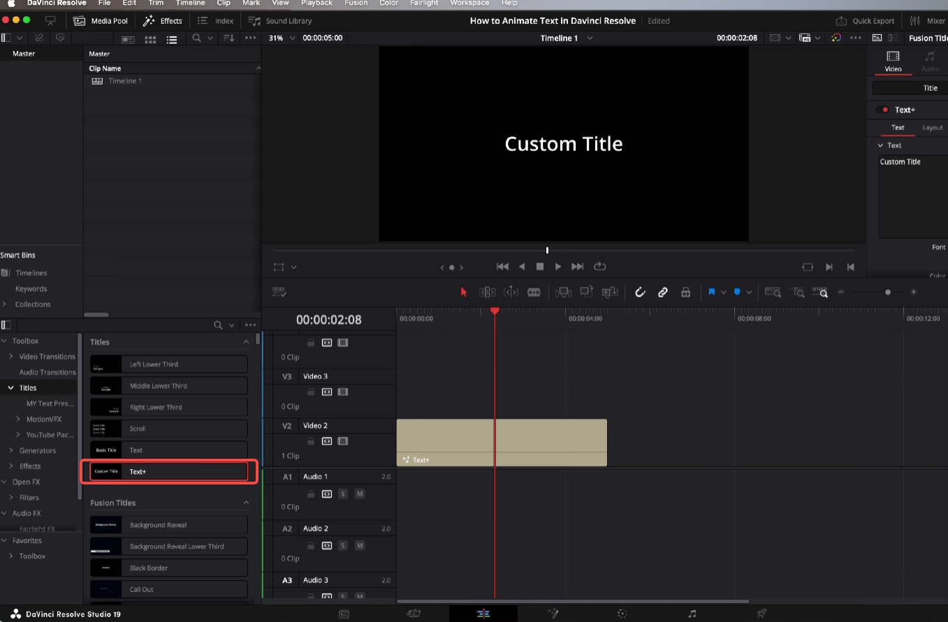 Add basic text in the Edit Page