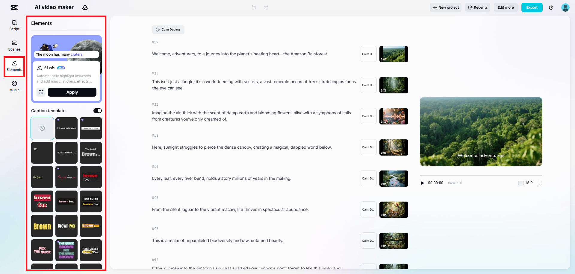 動画にさまざまな要素を挿入する