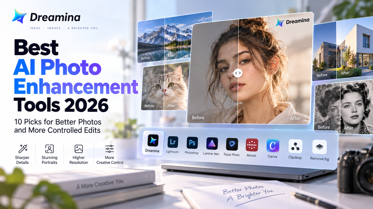 Best AI Photo Enhancement Tools 2026: 10 Picks for Better Photos and More Controlled Edits source image