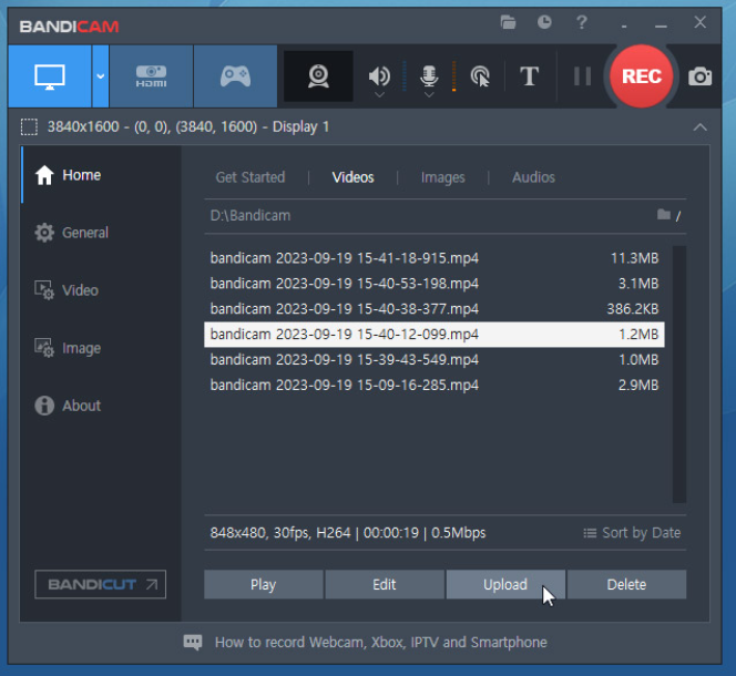 Bandicam (compatible with Windows 10 and 11)
