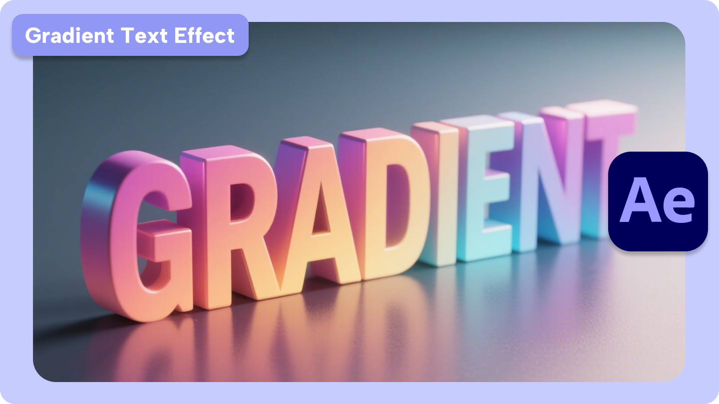 gradient text after effects