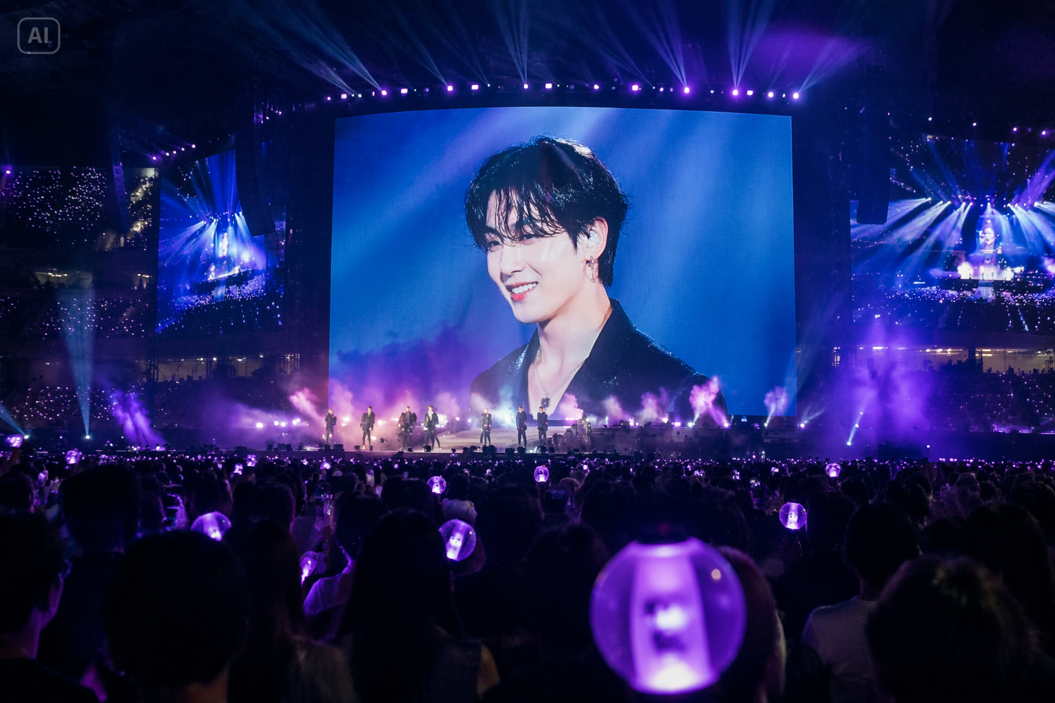 AI K-pop 콘서트 점보트론 프롬프트 기능