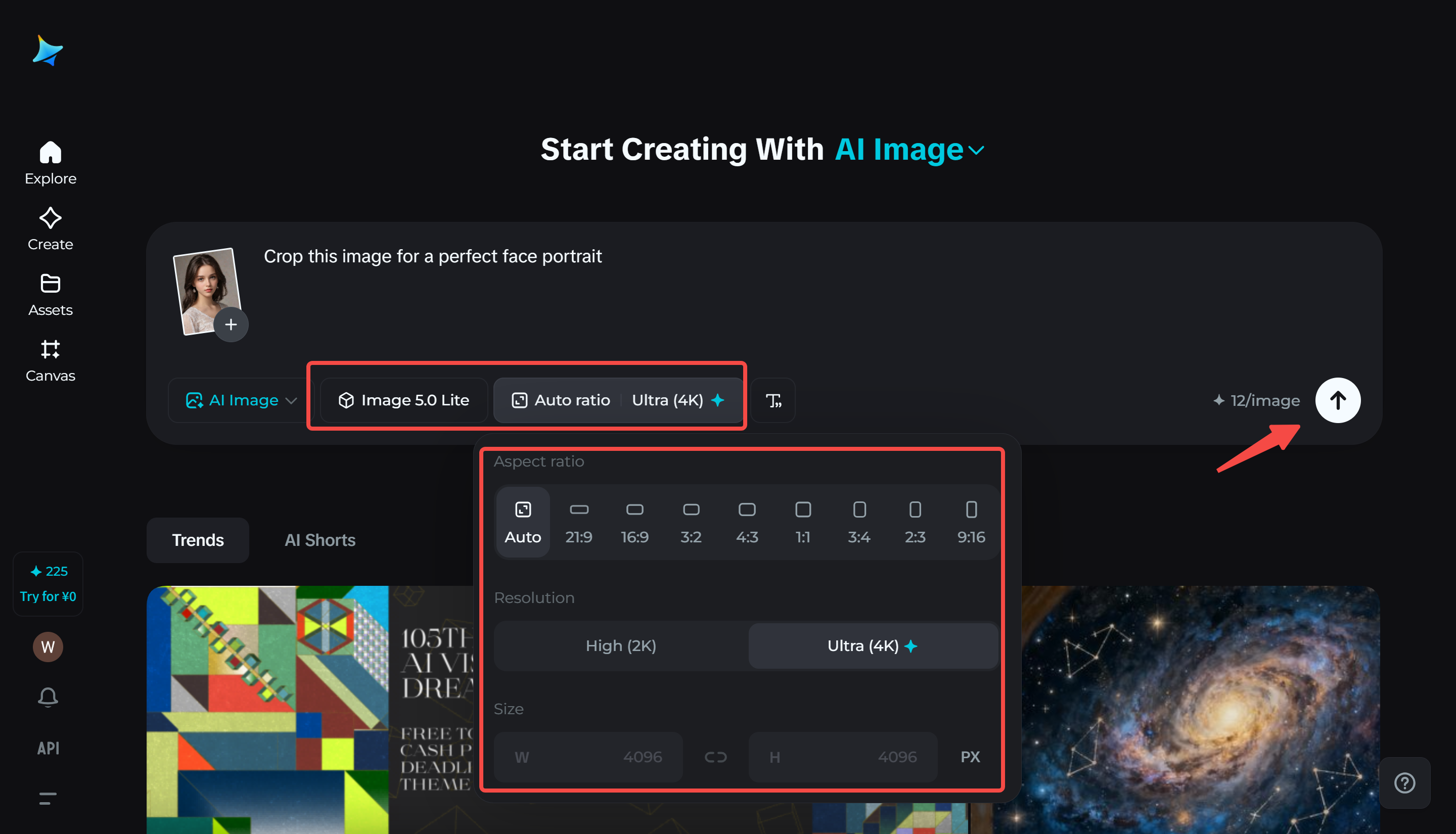 Crop your image