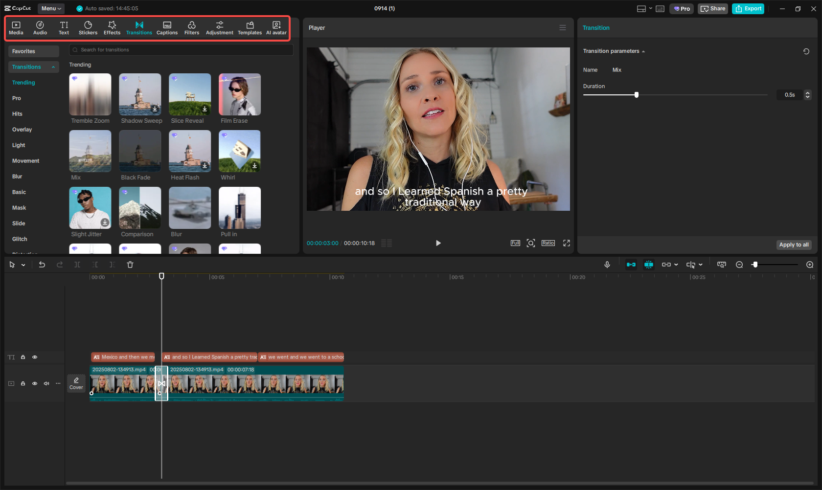 Edit the video with rich features